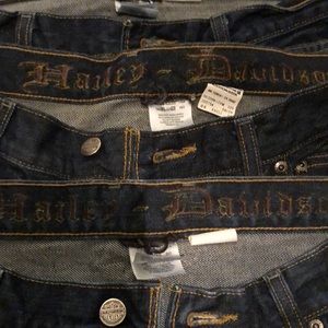 Blue jeans clone Harley Davidson